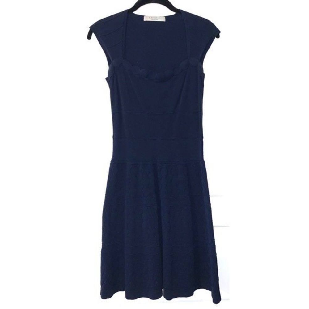 D. Exterior lurex knit dress, Flawless!